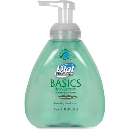 DIAL Dial DIA98609 15.2 oz Basics Foaming Soap with Aloe - Fresh Scent; Green 1700098609